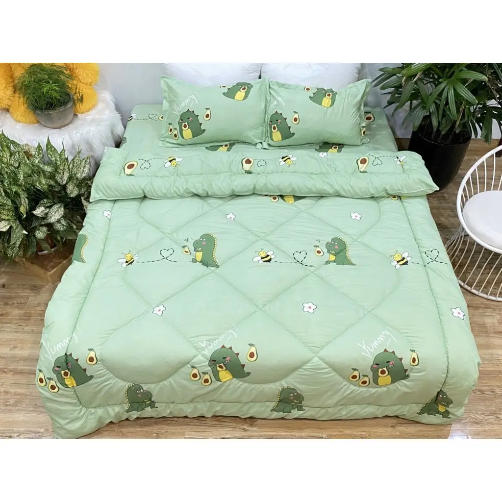 Chăn phao trần bông dày loại 1 bông hơi siêu nhẹ 1m8-2m cao cấp được chọn màu