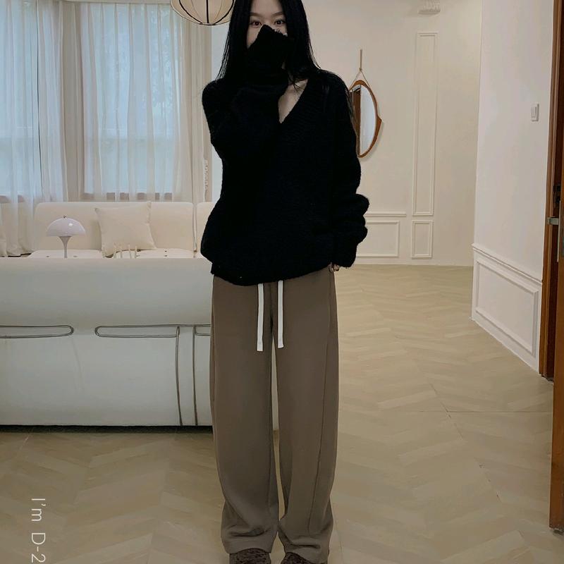 Quần nỉ lót lông nữ siêu ấm QCL1 D STUDIO 23263