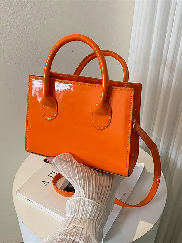 Trendy Minimalist Zipper Small Compact Square Bag, Personalized Luxury Handbag, Elegant PU Leather Shoulder Crossbody Bag for Daily Use As Birthday Gift for Friend, Gift for Mom Mother's Day Gift, Purse Women, Sling Purse, Casual Trendy Purses 6