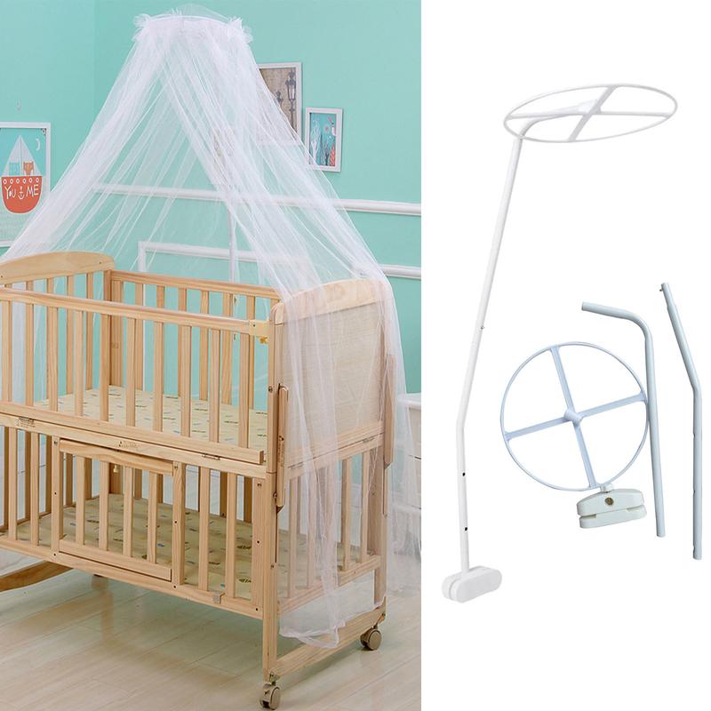 BOYI  Bed Canopy Stand Holder for Girls Bed Mosquito Net for Baby, Kids Indoor Round Dome Mosquito Net Stand Reading Playing 1