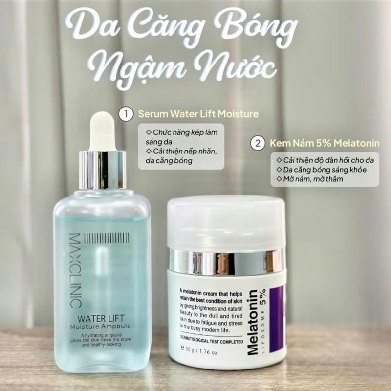 [Hàng Công ty] Combo Căng Bóng Dưỡng Sáng, Mờ Thâm Nám Sạm, Căng Bóng, Chống Lão Hoá [ Keo Ong Vita 10 + Melatonin5%] Maxclinic Skincare Làm Đẹp Da Serum 3