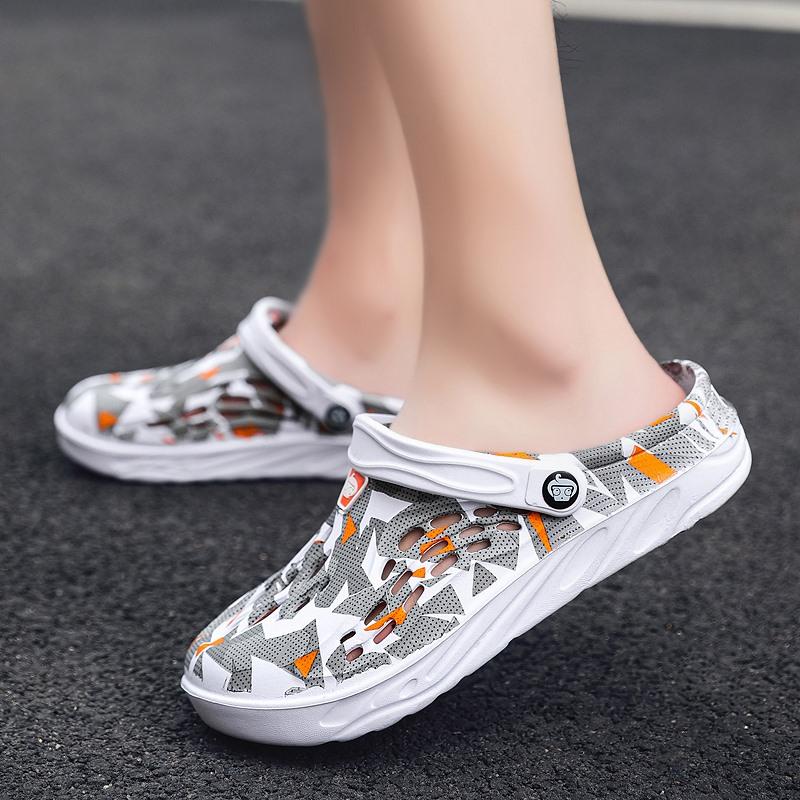 Product Introduction of ORNGMALL-Xăng Đan Mùa Hè Cho Nam, Dép Đi Trong Nhà Thường Ngày, Guốc Lỗ Nhanh Khô, Giày Đi Vườn Cho Cặp Đôi, Xăng Đan Đi Biển 38-49 10