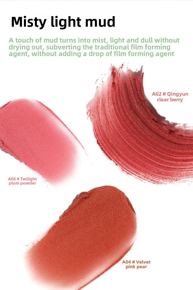 Product Introduction of xixi Manta Flower Velvet Matte Lip Glaze 2 pieces 80% off Velvet matte matte surface is not easy to stain the cup, whitening and not picky about skin color 2