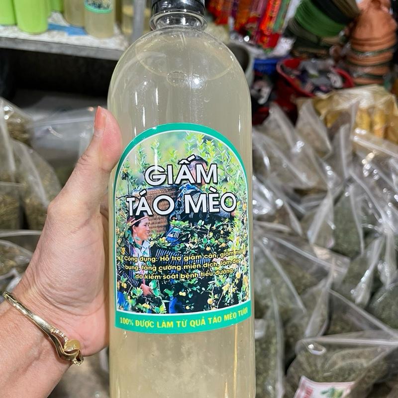 Giấm táo mèo - Giấm từ quả táo mèo thiên nhiên 1