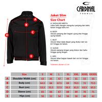 Gambar Cardinal Jaket Slim Fit Pria F0027J01A - S, Black dari Cardinal Official Kab. Bandung 5 Tokopedia