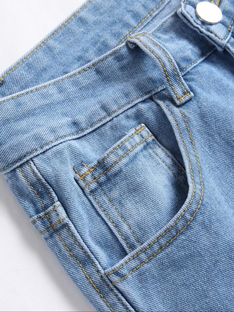 Product Introduction of Men's Flap Pocket Button Fly Cargo Jeans, Regular Fit Casual Street Comfy Denim Pants for Daily Wear, Woven Bottoms for All Seasons, Cotton 11