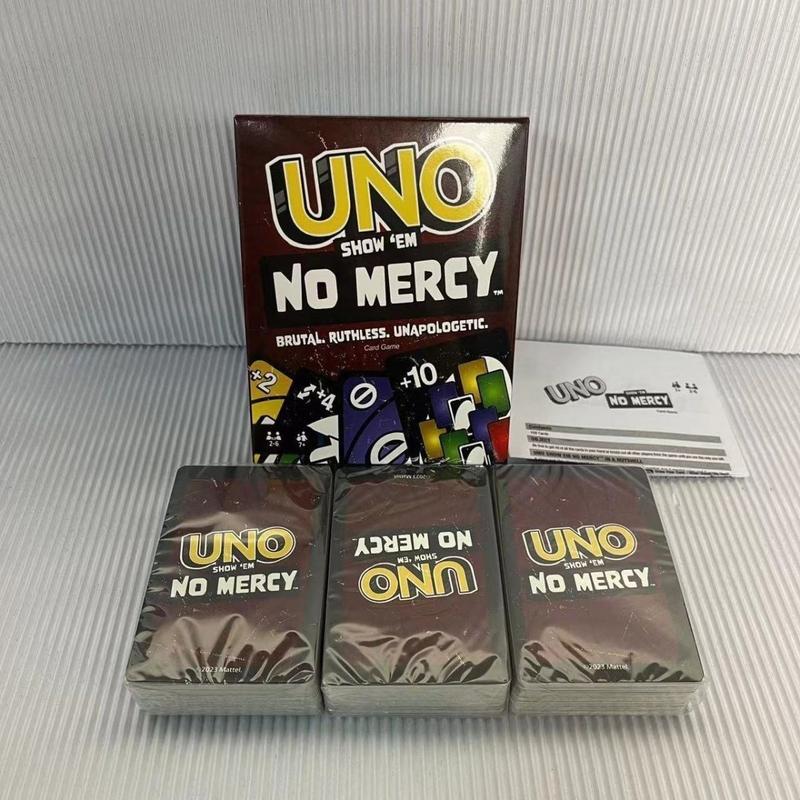 Product Introduction of เกมการ์ด Uno แสดง 'em ไม่มีความเมตตา, เกมสำหรับแมทเทล, UNO พลิกการ์ดเกมกระดาน, ของเล่นสำหรับเด็กและผู้ใหญ่ 5