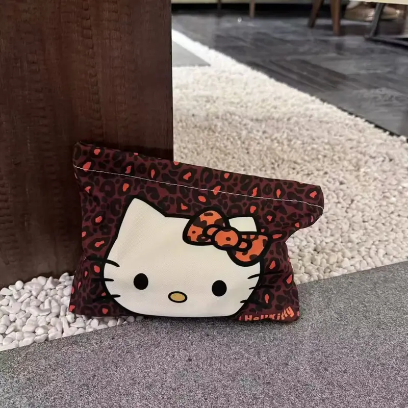 Túi Cầm Tay Hello Kitty, Dung Tích Lớn, Cầm Tay, Đồ Trang Trí Tinh Tế, Giá Trị Cao, Lưu Trữ, Túi Trang Điểm Hoạt Hình Dễ Thương, Năm 2025 1