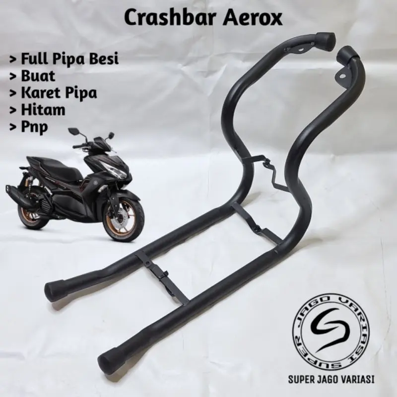 COD Crashbar Tubular Aerox Lama Aerox New Connected Pelindung Body Plus Breket Dudukan Lampu Tembak Presisi Awet Kuat 0