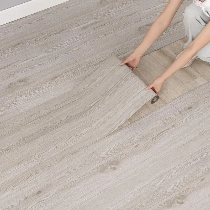 Waterproof Wood Grain Wall Sticker, Self-adhesive Wall Decal, Decorative Flooring Sticker Wallpaper for Bedroom, Peel and Stick Vinyl Sticker, Interior Decor, Living Room, Home, Modern 6