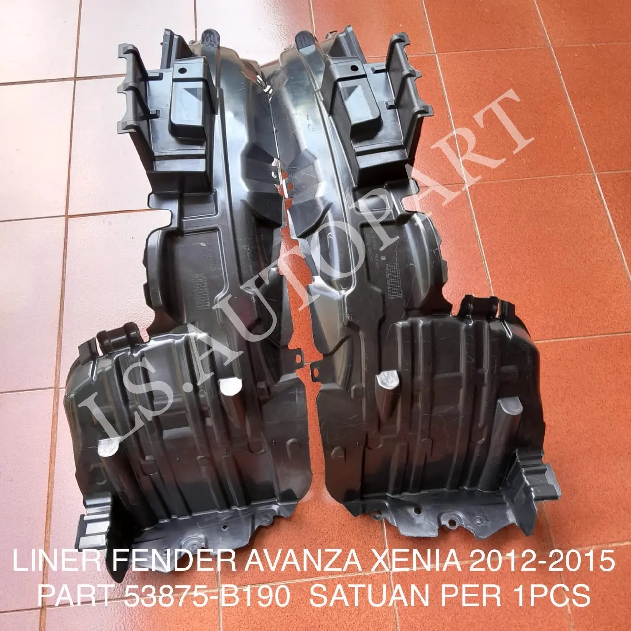 LINER FENDER AVANZA XENIA 2012-2015 PART 53875-B190 ORIGINAL TOYOTA