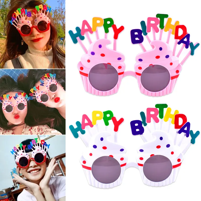 Kính mắt Happy Birthday dùng cho tiệc sinh nhật, phụ kiện cho tiệc sinh nhật Fubao Store 1
