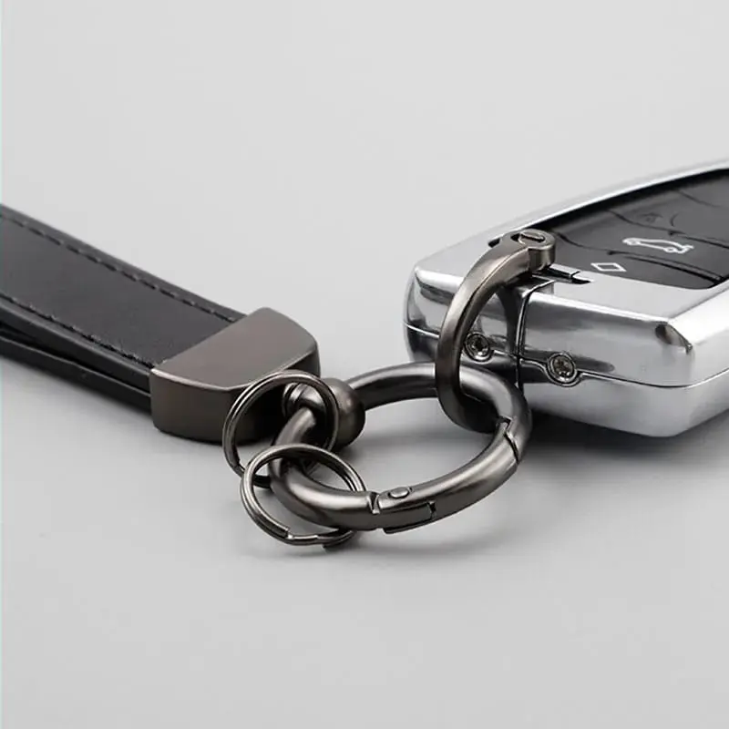 Premium Leather Keychain Gantungan Kunci Mobil Kulit Accessories 4