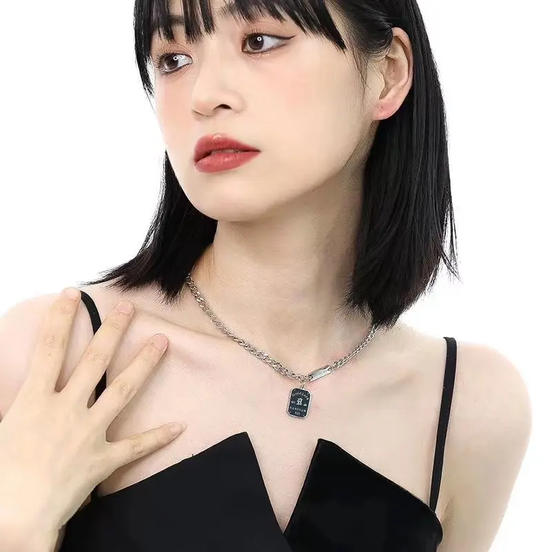 Hot Sale EN163 Kalung Silver 55cm Pria Wanita Unsex, Trendy, Rantai Titanium steel , , Anti Karat , Rantai Premium 6