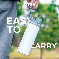 Gambar Tyeso TS-01034 Doff Tumbler Botol Minum 600ml  Stainless Steel Anti Tumpah Double Vacuum Insulated Sports - Light Pink 201-34 dari Tyesoofficial.id Kota Tangerang 3 Tokopedia