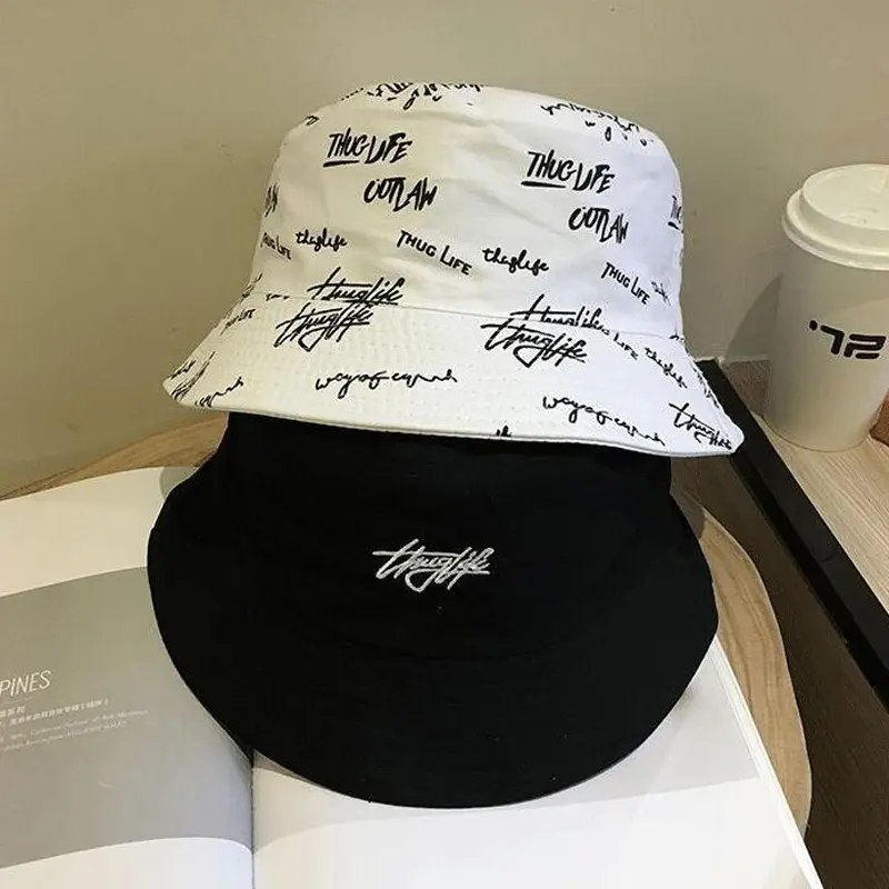 Double-sided Wear Fishing Hat Fisherman Cap for Boys/Girls  Summer Bucket Hats Women Men's Panama Hat