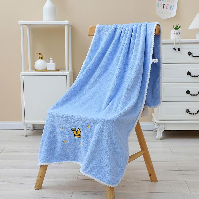 [Zâu] Combo 2 khăn Tắm + Mặt thấm hút nước (140x70cm + 35x75cm) 3