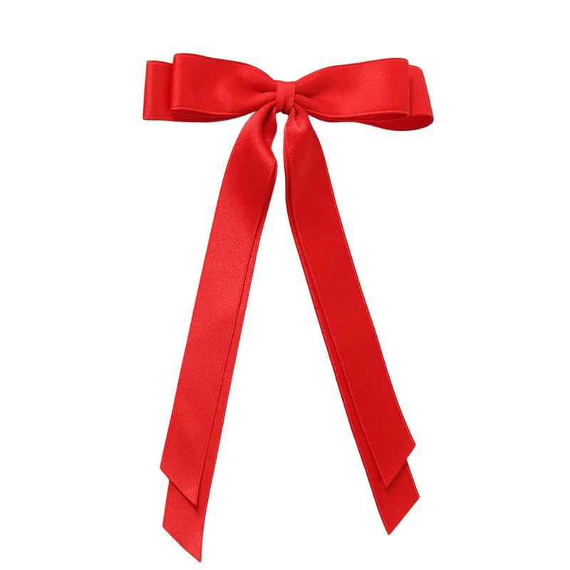 Product Introduction of Satin Hair Bow Clips Ribbon Bow Hair Barrettes French Hair Accessories for Women Girls 30