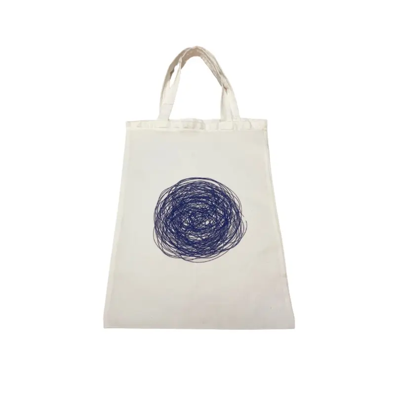 HiSunshine Totebag Aesthetic Kanvas Putih Susu 30x40cm Tas Wanita Sublimasi Printing Mudah Dilipat Cocok Untuk Jalan Santai Dan Sekolah - Canvas 0