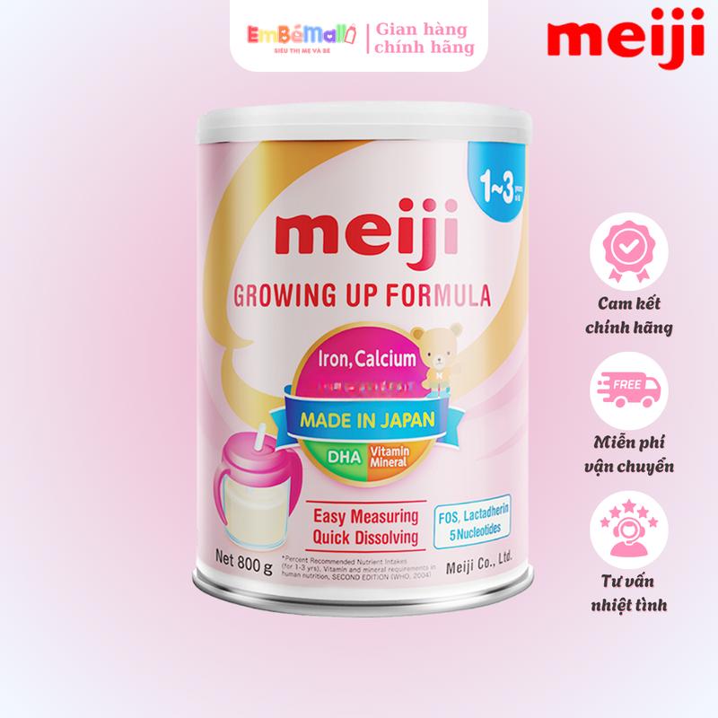 [Meiji] Sữa Bột Meiji Nhập Khẩu từ Nhật Bản, thanh nhạt bổ sung dinh dưỡng cho bé L800g 1