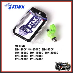 ATAKA Racing Injector Injektor 8 lubang 10 lubang 12 lubang MX KING V2 V1 R15 VVA Mio M3 MIO J VIXION R 155 Aerox NMAX Lexi