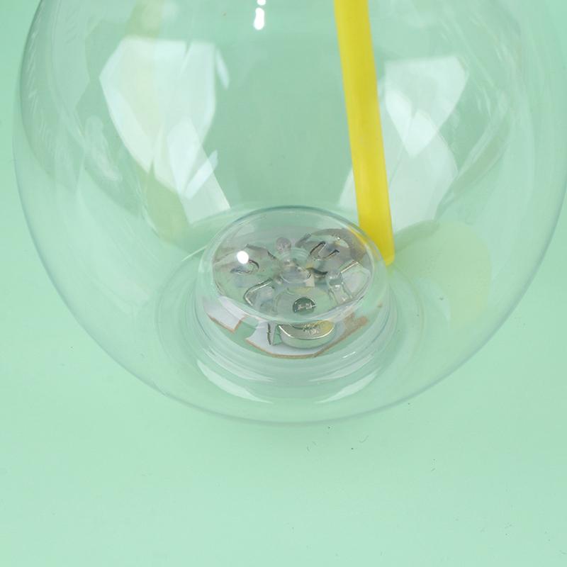 Product Introduction of 1Pc 200to500ml Creative Clear Artificial Fake Light Bulb Shaped Bottle Can Emit Light Drink Cup Juice Bottle Party Decor 29