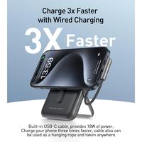 Gambar Choetech B735 PowerLeap Magnetic Power Bank 5000mAh | 15W Wireless Charging | PD20W USB-C | Built-in Stand & Power Display dari Choetech Indonesia Store Kota Tangerang 5 Tokopedia