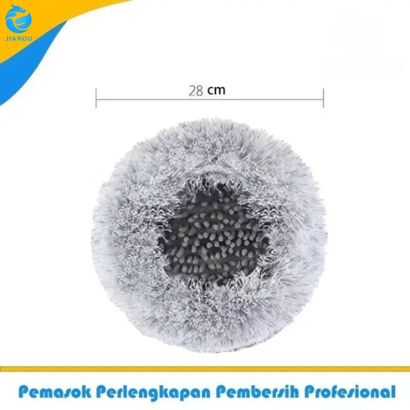 JIAROURefill Sapu Plafon  Alat Pembersih Rumah Pel Dinding Multi Fungsi Abu-abu 0