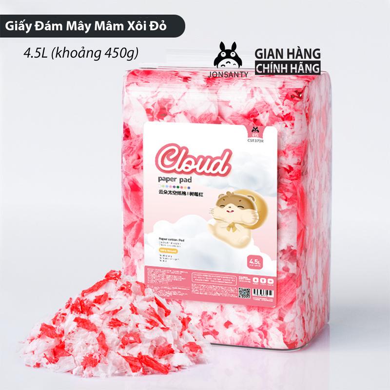 Giấy lót chuồng cho hamster bọ ú thỏ thú cưng nhỏ khả năng hút ẩm cao, ít bụi, không mùi, phân hủy sinh học thân thiện với môi trường JONSANTY gói lớn 450gram/1LB