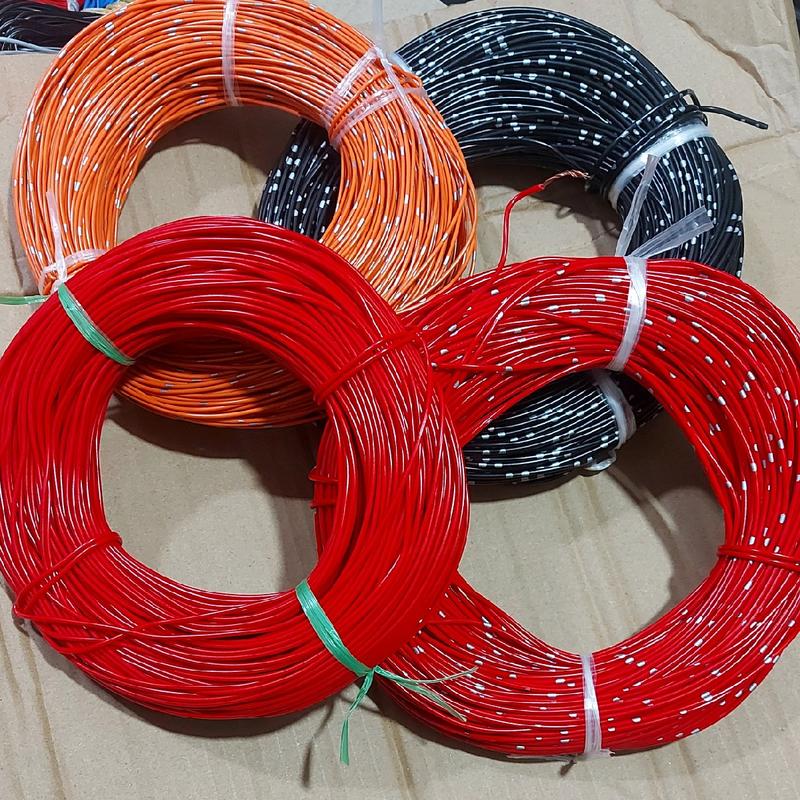 Dây điện nhật lõi đồng nhiều sợi 05mm cuộn 100 mét và combo 50 mét (100m ~670g)
