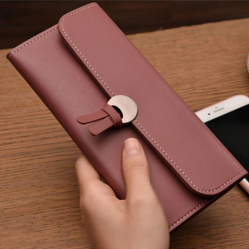 Product Introduction of New Fashion Long Women Wallets High Quality PU Leather Women's Purse and Wallet Design Lady Party Clutch Female Card Holder 26