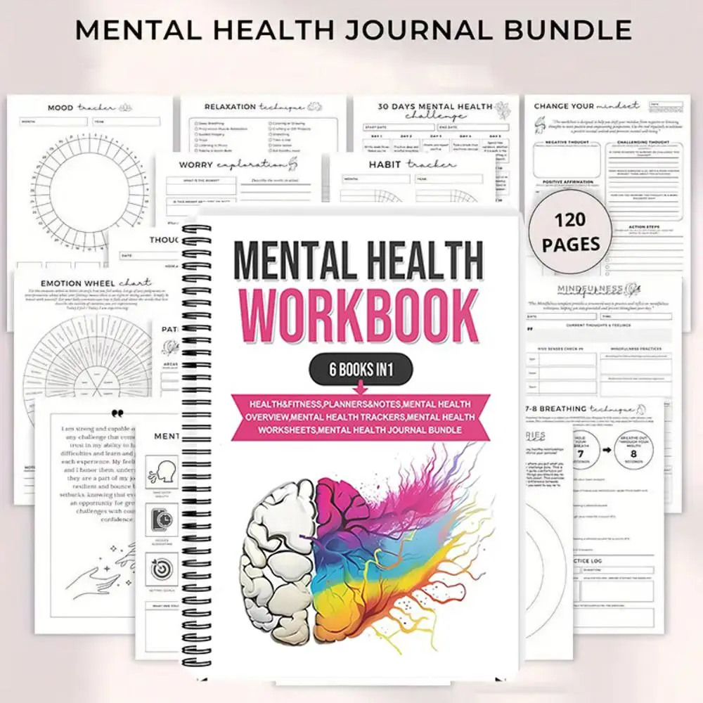 Mental Health Workbook, 1 Count Attachment Theory Guide, Abandonment Anxiety Recovery Workbook, Relationship Depression Support Workbook
