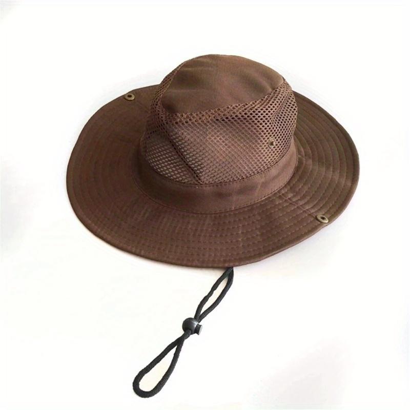 Product Introduction of Summer Fishing Sun Hat Western Cowboy Sun Hat Net Fishing Hats for Men Outdoor Mesh Breathable Cool Hat Knight Hats 13