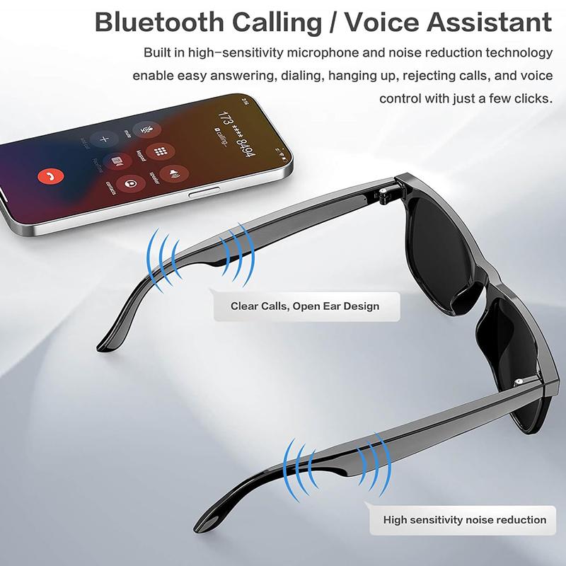 2025 AI Smart Glasses with Camera Sunglasses Mini Camera Video Recorder Wireless Bluetooth Call Anti-blue Glasses for Man Women - Image 3