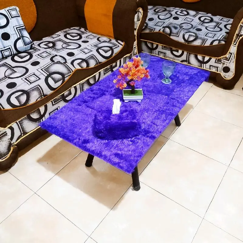 Ready Taplak Meja Bulu Raspur UK 150x50cm / Taplak mewah bulu halus dan tidak rontok free sarung tissue!