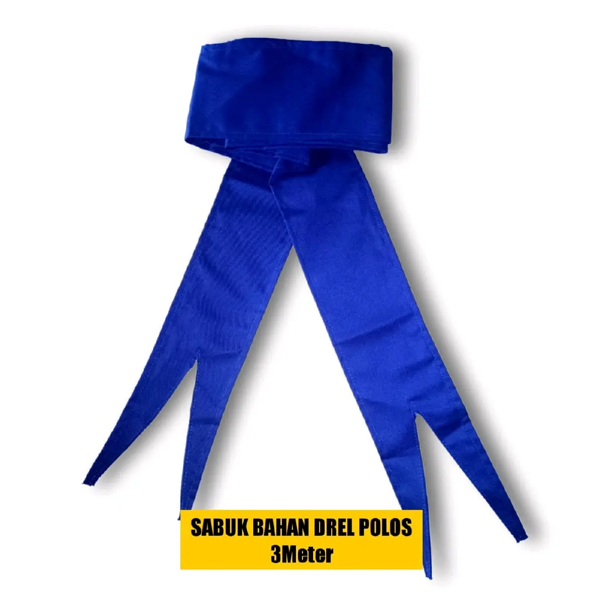 sabuk beladiri ikspi biru drel polos