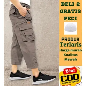Celana Sirwal TEMPUR Celana Cargo dan Outdoor Muslim