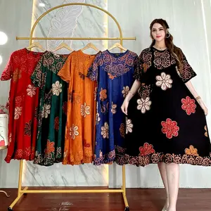 Daster Cap Jumbo Pekalongan Ori ld 120 pb 115 Motif Terbaru Viral Kekinian  Wanita Ternyaman Untuk Tidur Busui Dan Bumil Bahan Rayon Premium Dress Panjang 115 daster ld 120