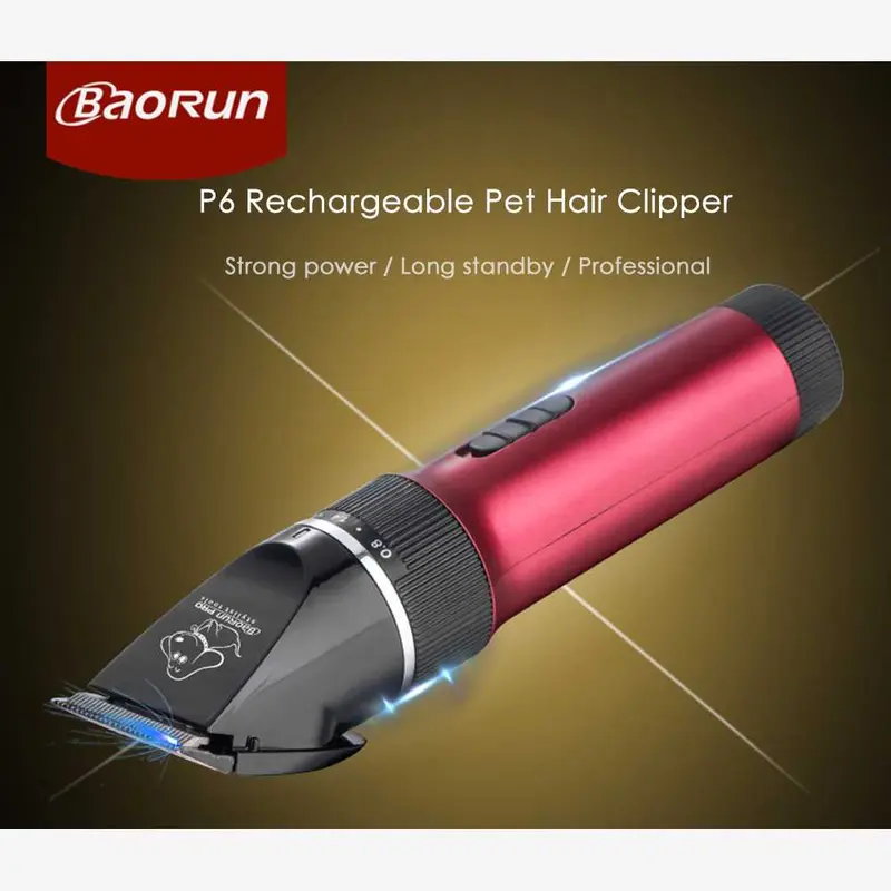 BaoRun Alat Cukur Elektrik Bulu Hewan Pet Dog Clipper - P6 2