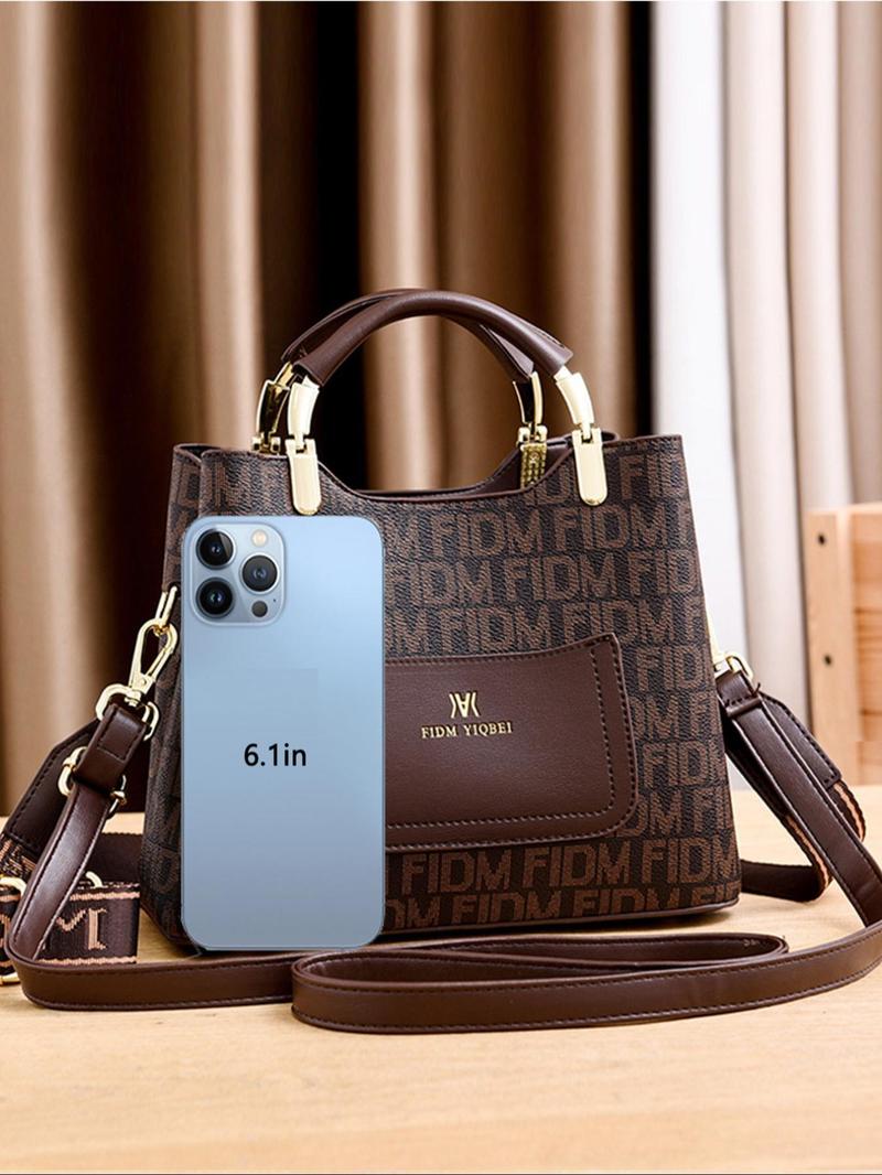 Product Introduction of Women's Fashionable Bow Decorated Handbag & Clutch Bag & Wallet, Casual Versatile Pu Leather Bag Set, Trendy All-match Bag Set for Daily Use 6
