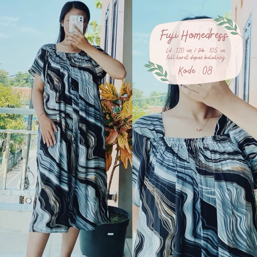 Daster Fuji Rayon / Daster Puji / Daster Rempel Motif Kekinian / Daster Rayon Viral / Daster Kerut Dada / Daster Tidur Daster Jumbo Rayon / Daster Adem Daster Ruffle hits regular xl