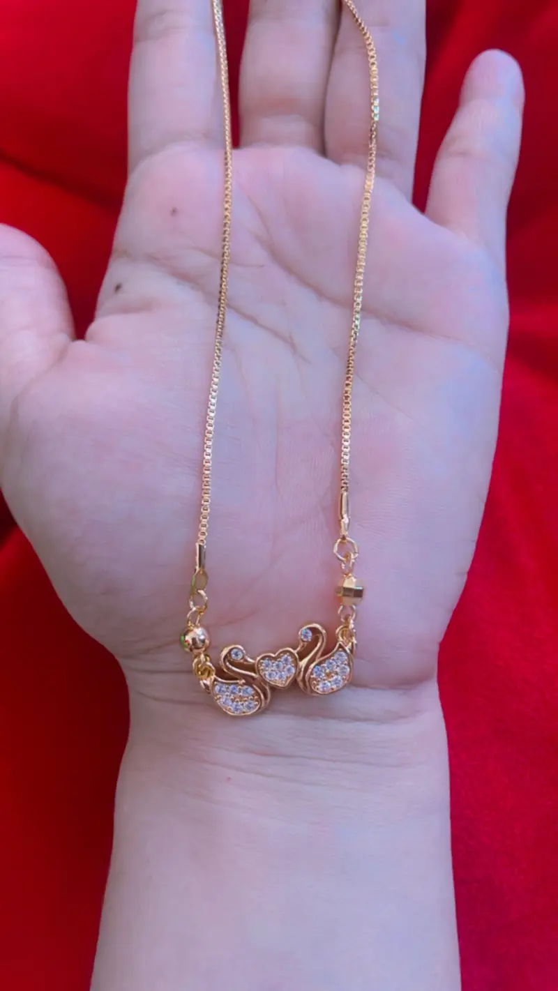 Product Introduction of Kalung motif angsa permata putih 0