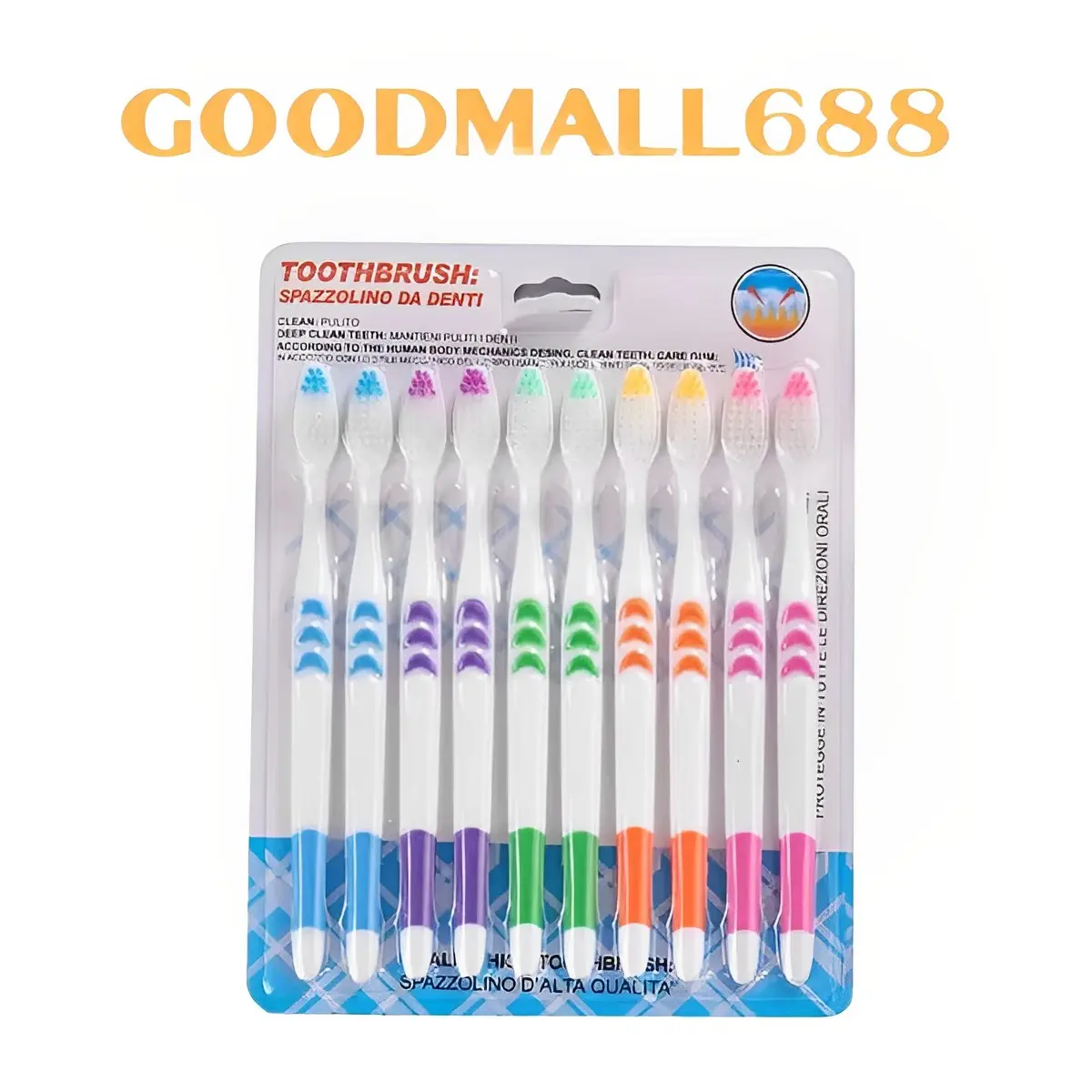 Sikat Gigi 1 Paket Isi 10 Pcs Pas Lembut Mulut