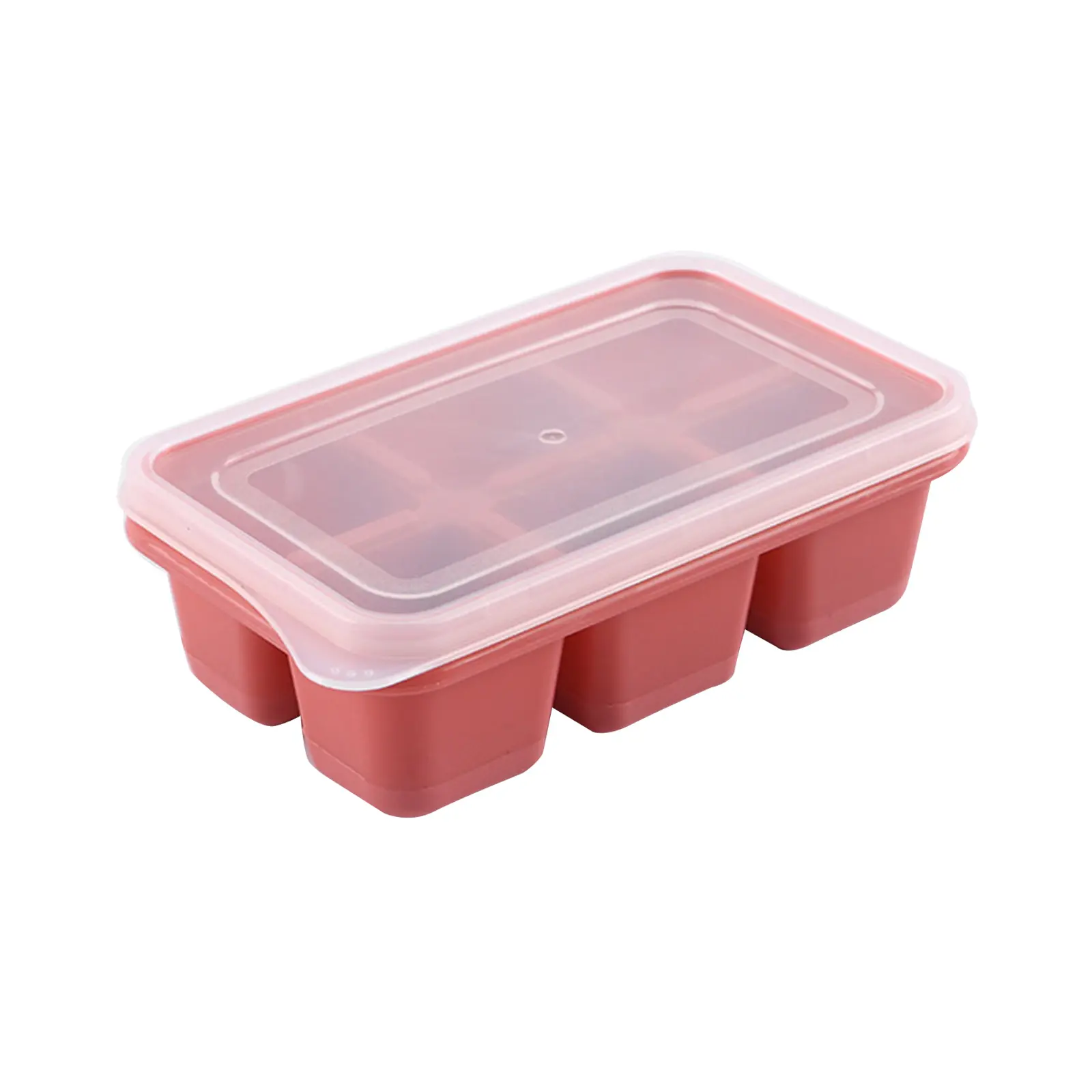 Ice Cubes Maker Mold Food-Grade Silicone with Lid BPA Free Flexible for Juice