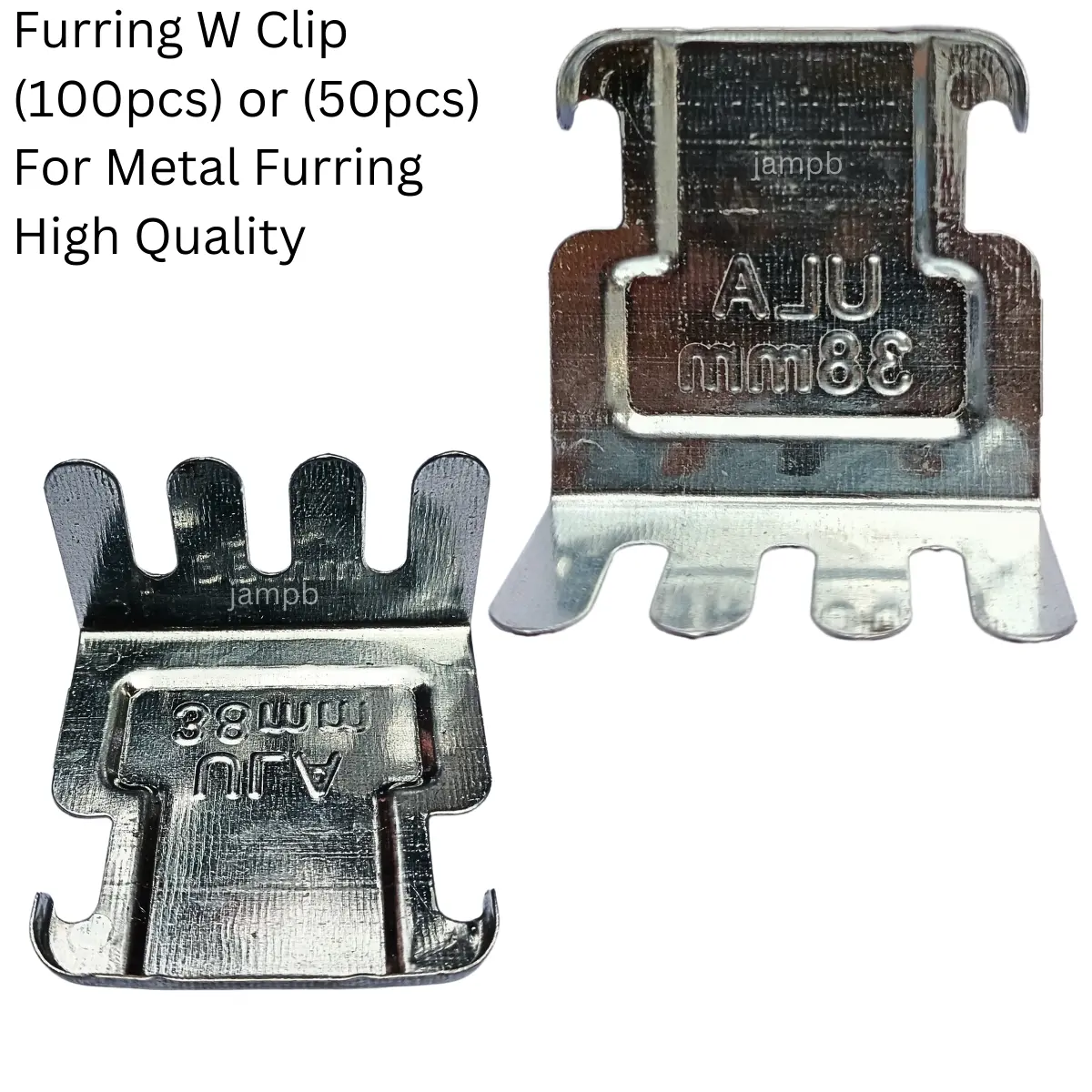 Furring W Clip 50pcs or 100pcs For Metal Furring High Quality Heavy ...