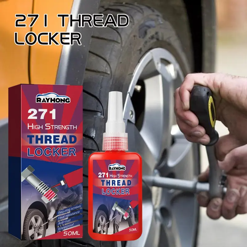 50ml Car Threads Locker Glue, Car Thread Locker Glue, Auto Thread Locking Tool, Automotive Repair Tool 2