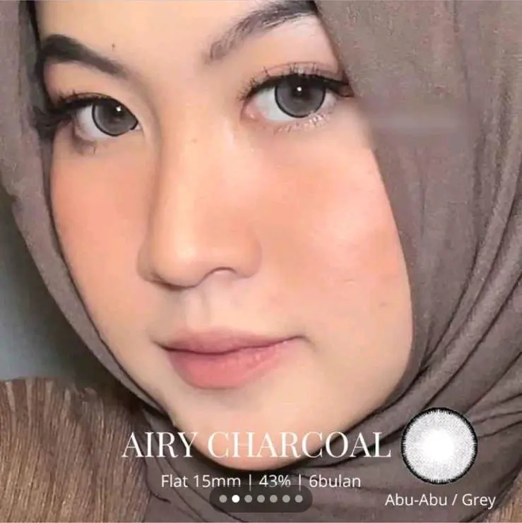 softlens elcoco airy charcoal