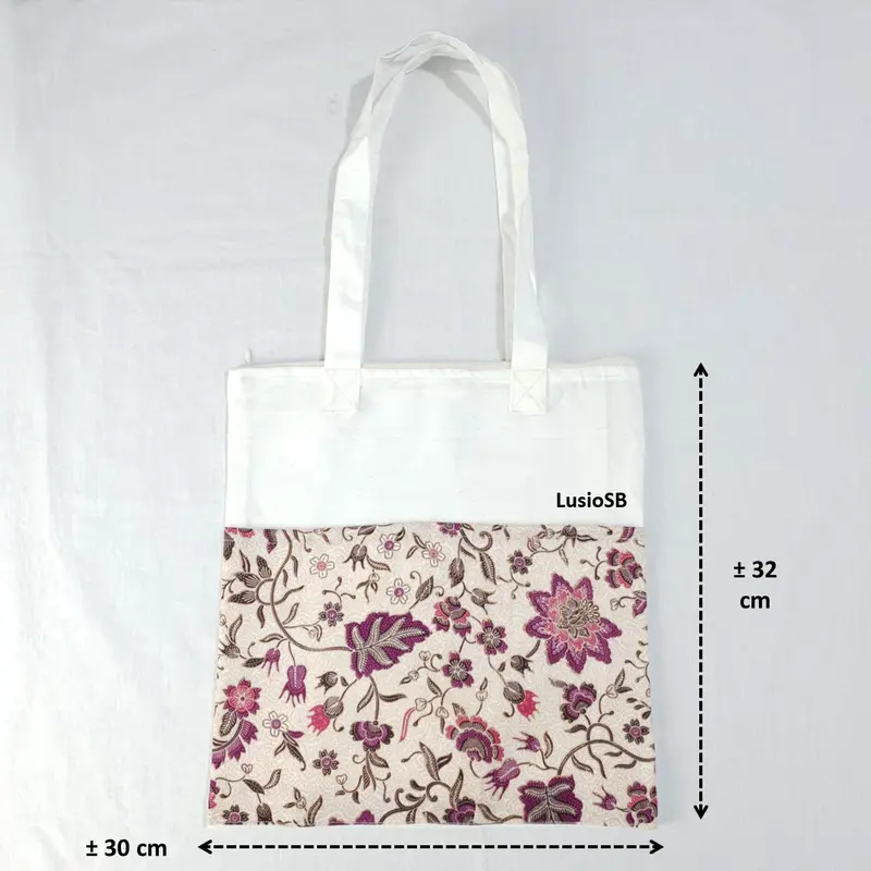 Tote Bag Batik Tas Totebag Souvenir Pernikahan Kantong Wanita 4
