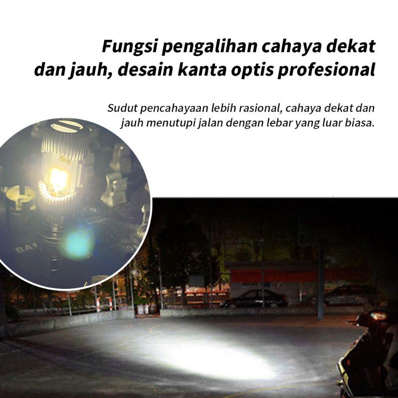Lampu LED AC DC H4 Laser Gun P15 BHOLAM Depan LED AC DC H4 Laser Senja Beat Vario Scoopy Supra Revo Jupz Vega Blade Mio J Mio Soul DLL Motor Vehicle - Car
