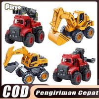 Gambar PIKYO 4PCS Mainan Mobil Truk Pengangkut Mobil / Eskavatorpaduan Simulasi Engineering Vehicle Excavator Derek Buldoser Truk - 23-MilitaryCar(4Pcs) dari PIKYO INDONESIA Kab. Jepara 1 Tokopedia